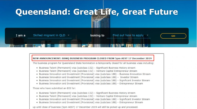 昆州官方通知 移民澳洲